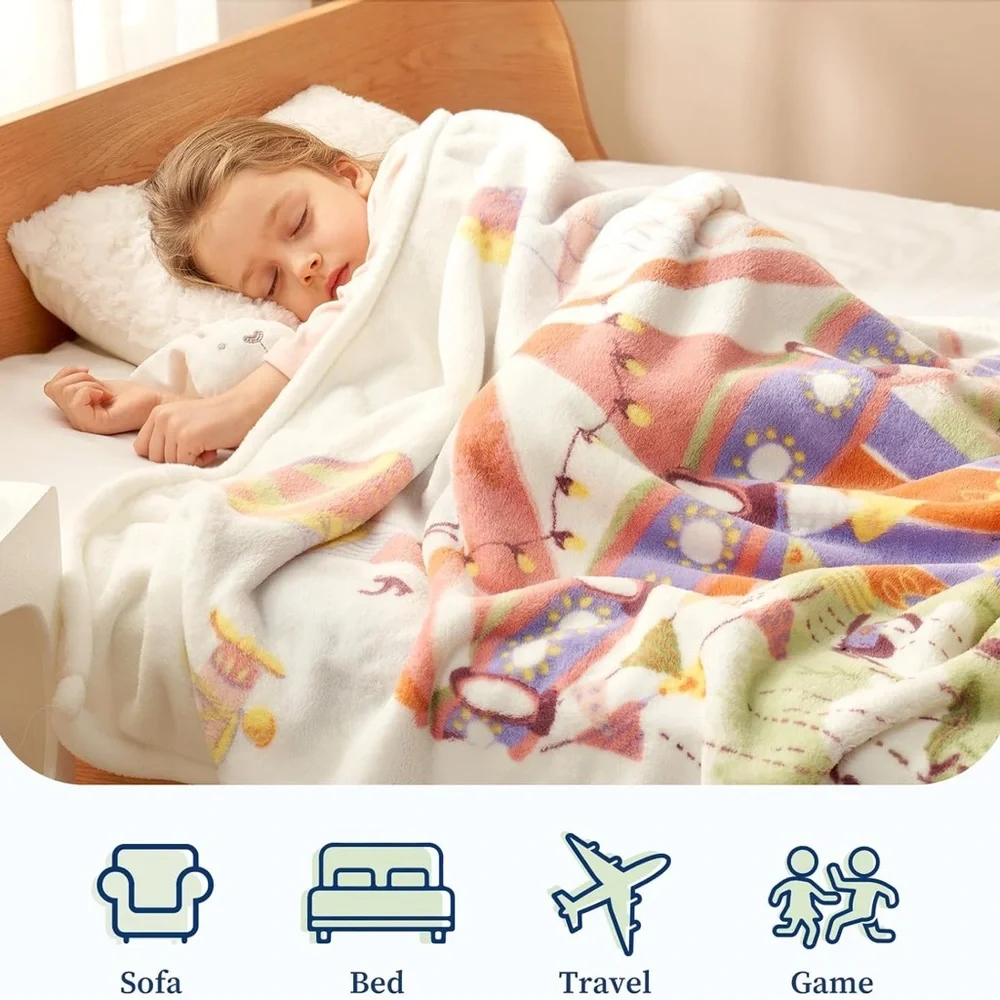 Cozy Bliss 59” Printed Throw - Lamb Playground